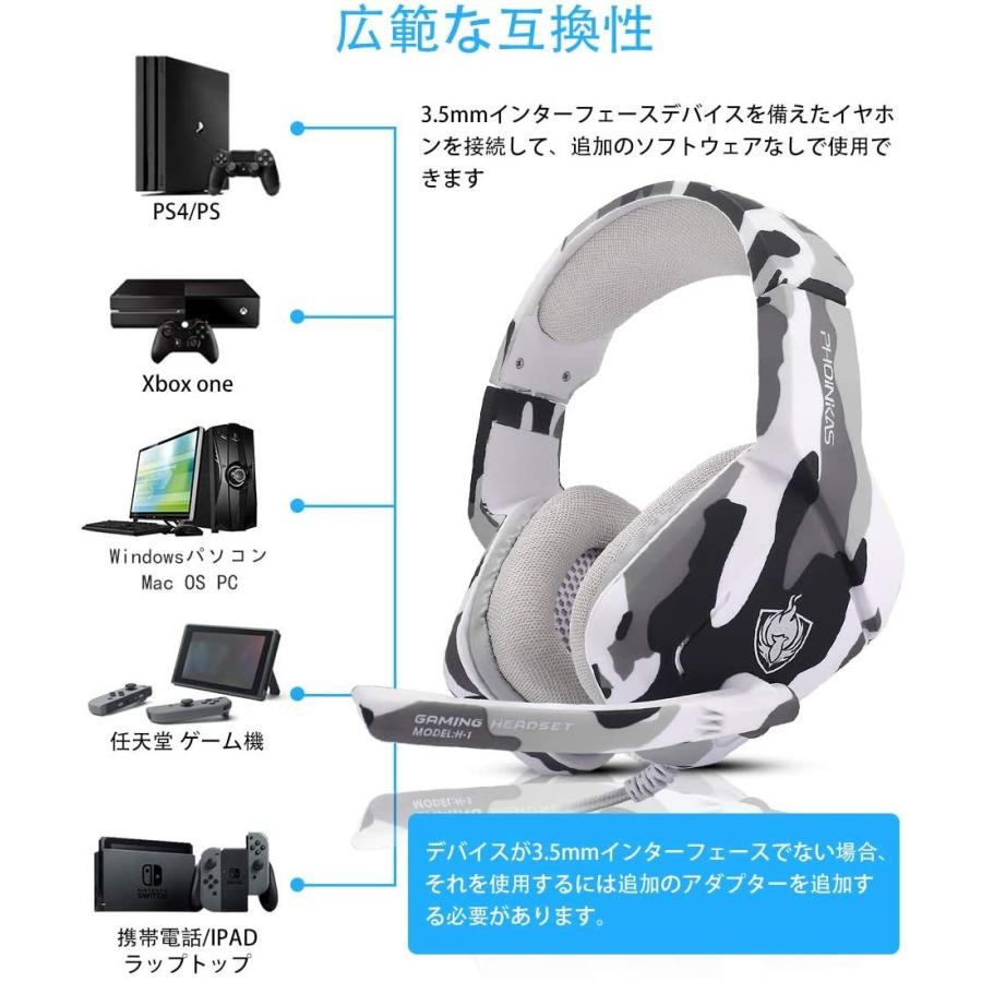 未使用品 Yotms ゲーミングヘッドセット ヘッドホン Ps4 Xbox One Pc Nintendo Switch Mac 3 5mmデバイス用 Discoversvg Com