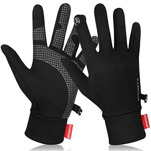 Yobenki 手袋 メンズ ランニンググローブ グローブ 薄手 アウトドアグローブ スポーツグローブ スマホ手袋 高質 防寒手袋 サイクリンググ