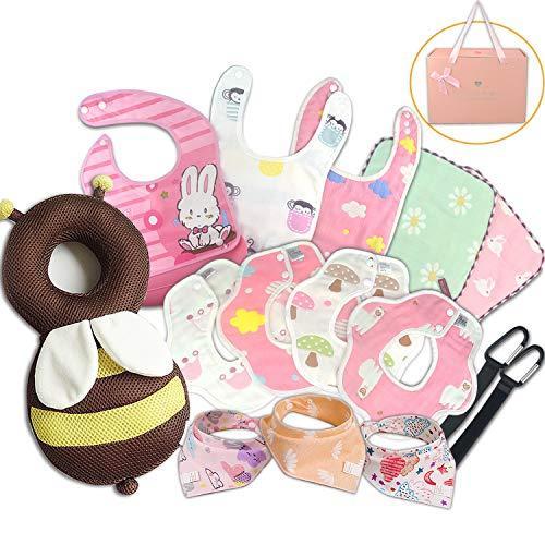 赤ちゃんグッズ 詰め合わせ Ou Ou 赤ちゃんリュック ヘッドガード ベビーカーフック 食事エプロン スタイ セット おしゃれ