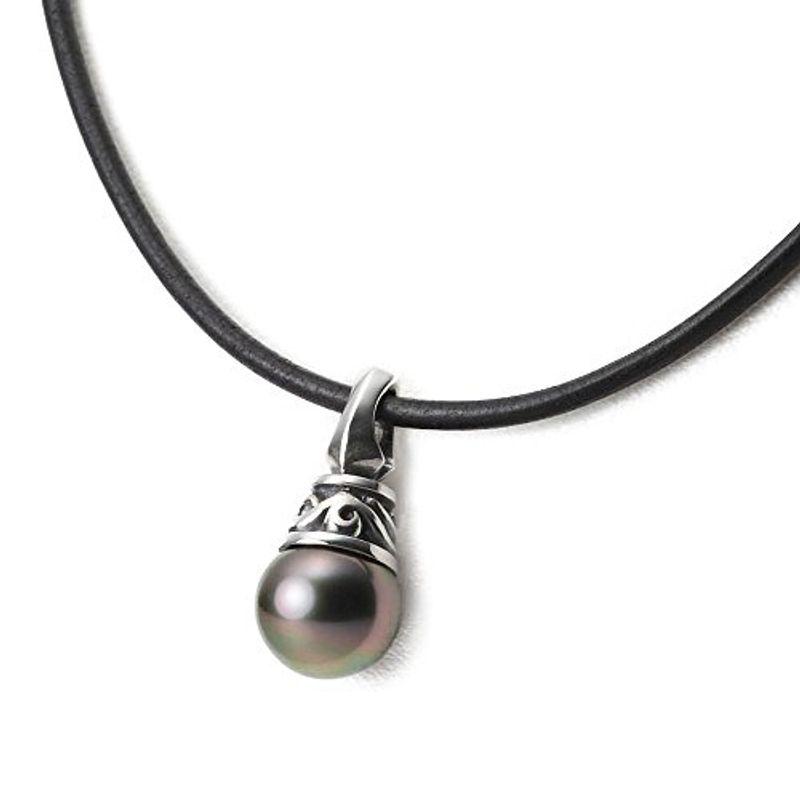 Trad Pattern ペンダント レザー メンズ ネックレス 21新発