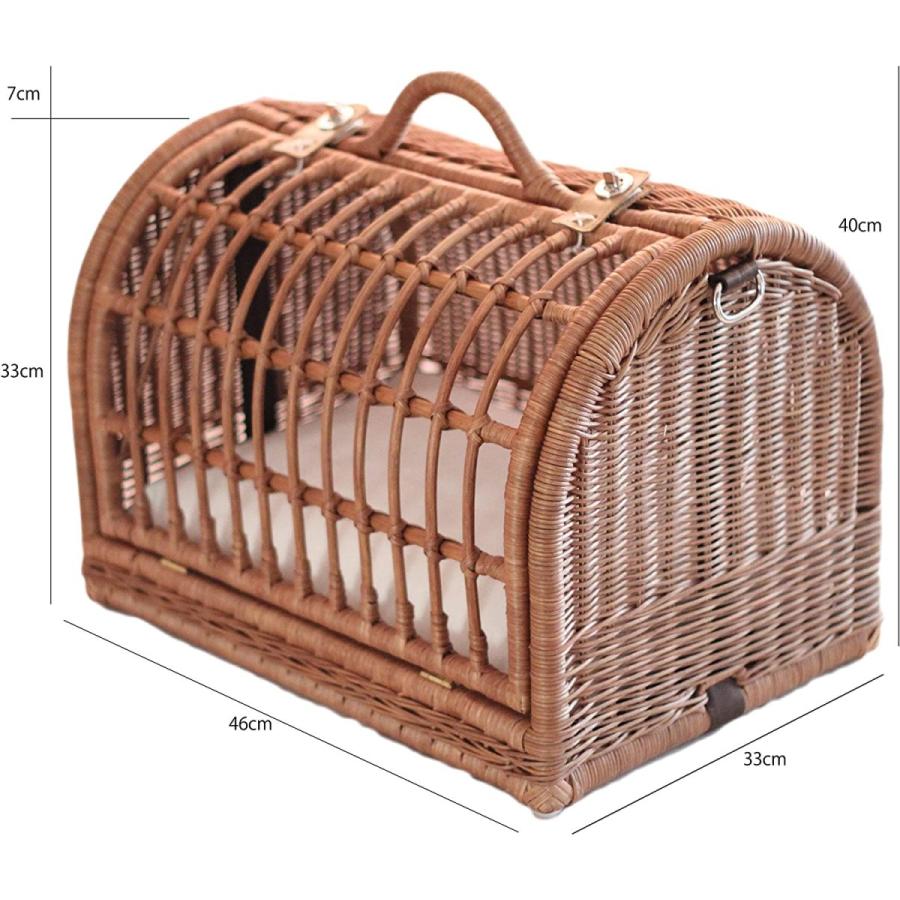 早い者勝ち訳あり！ N4スタイル ラタンキャリーマイン M ブラウン SC-73BW 【Q1756766415】(10799円)