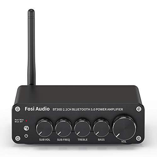 Fosi Audio Bluetooth 5.0アンプ ステレオオーディオアンプ (BT30D) Bluetoothアダプター