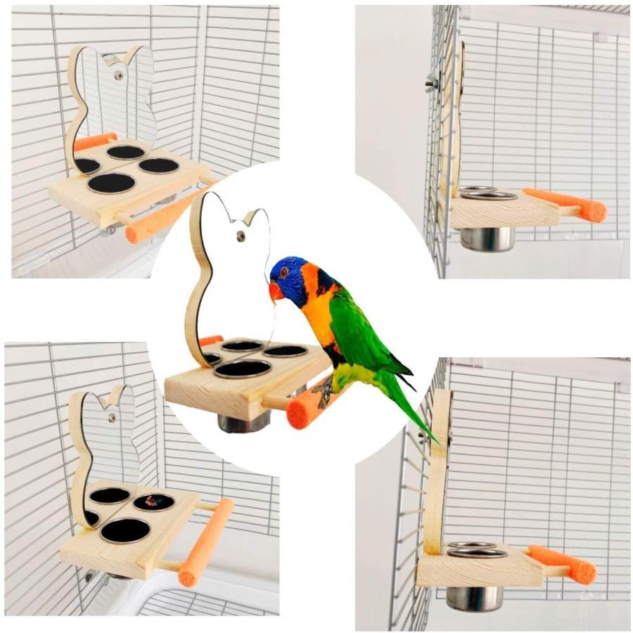 ブランド品専門の オウム インコ 鳥かご 餌台 止まり木 鳥スタンド バードアスレチック S Fields Inc 遊園地 ミラー ケージスタンド ブランコ ステンレス Www We Job Com