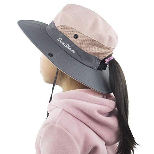 大人気新作 日よけ帽子 子供アウトドア ポニーテール メンズキャップ 女の子 アウトドア帽子 サファリハット