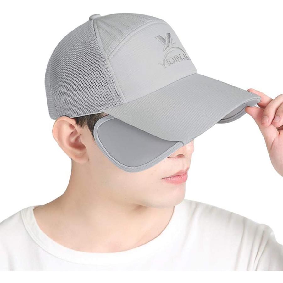 名入れ無料 Uvカット 帽子 メンズ キャップ つば広幅調節可能 日よけ帽子 春夏 通気 メッシュ 野球帽 ゴルフ帽子 おしゃれ 男性 日焼け防止 スポ