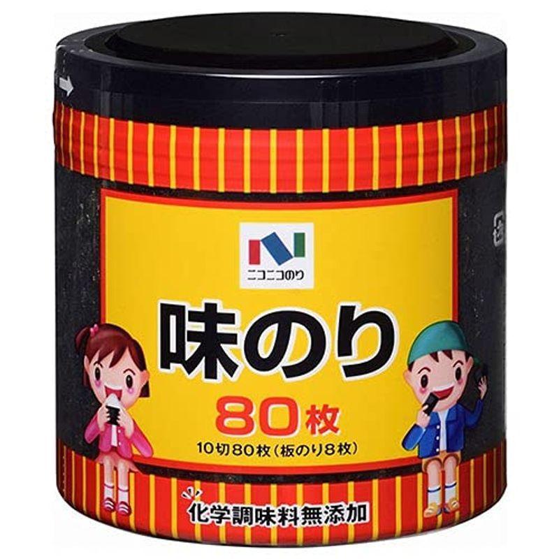 ニコニコのり 味付のり卓上 10切80枚 板のり8枚 ×15個入× 2ケース 【58%OFF!】