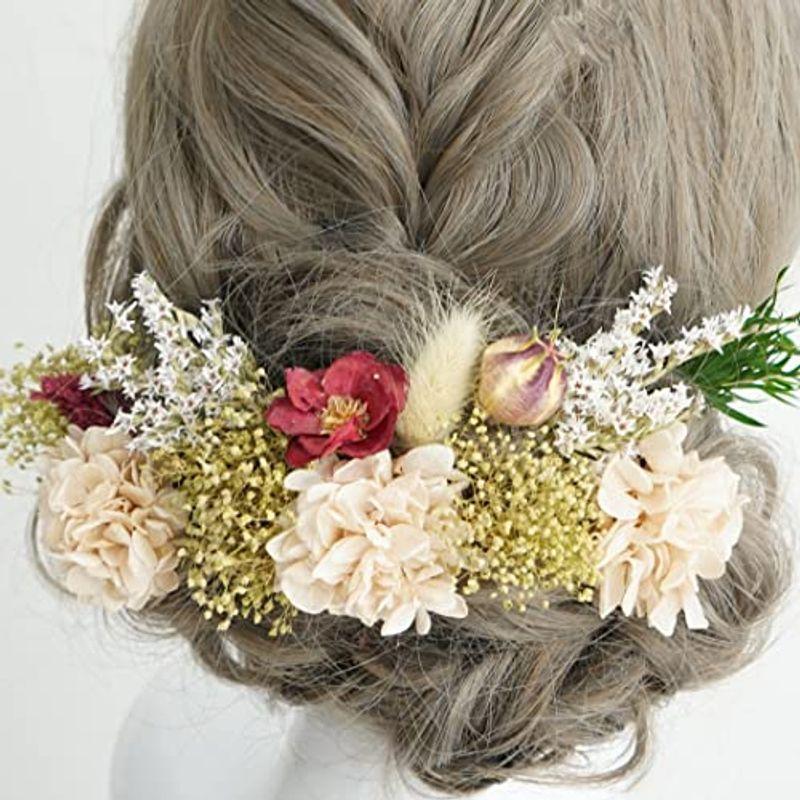 未使用品 ナチュラルシリーズ 髪飾り アネモネ 七五三 ブライダル ウェディング 卒業式 成人式 プリザーブドフラワー ドライフラワー レッド その他和装小物 Michiganestateplanning Com