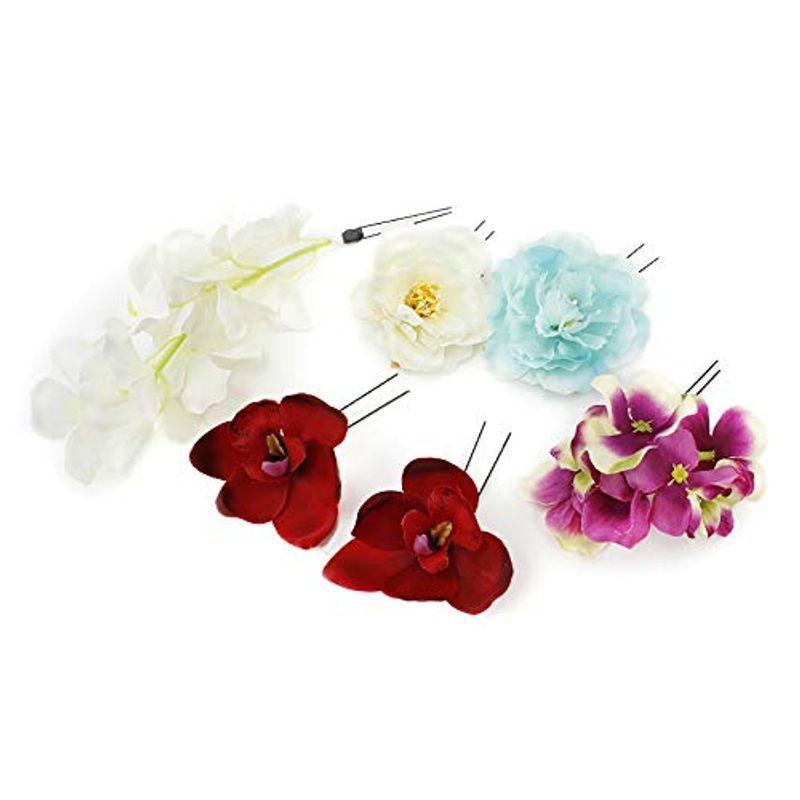 レディースファッション 感謝報恩 髪飾り 成人式 花 振袖 袴 6点セット 赤 白 紫 水色 プルメリア 髪型 ヘアスタイル ヘアアレンジ ドライフラワー No 9 3931 U8jw0ataeb Www Boulevardrestaurants Com