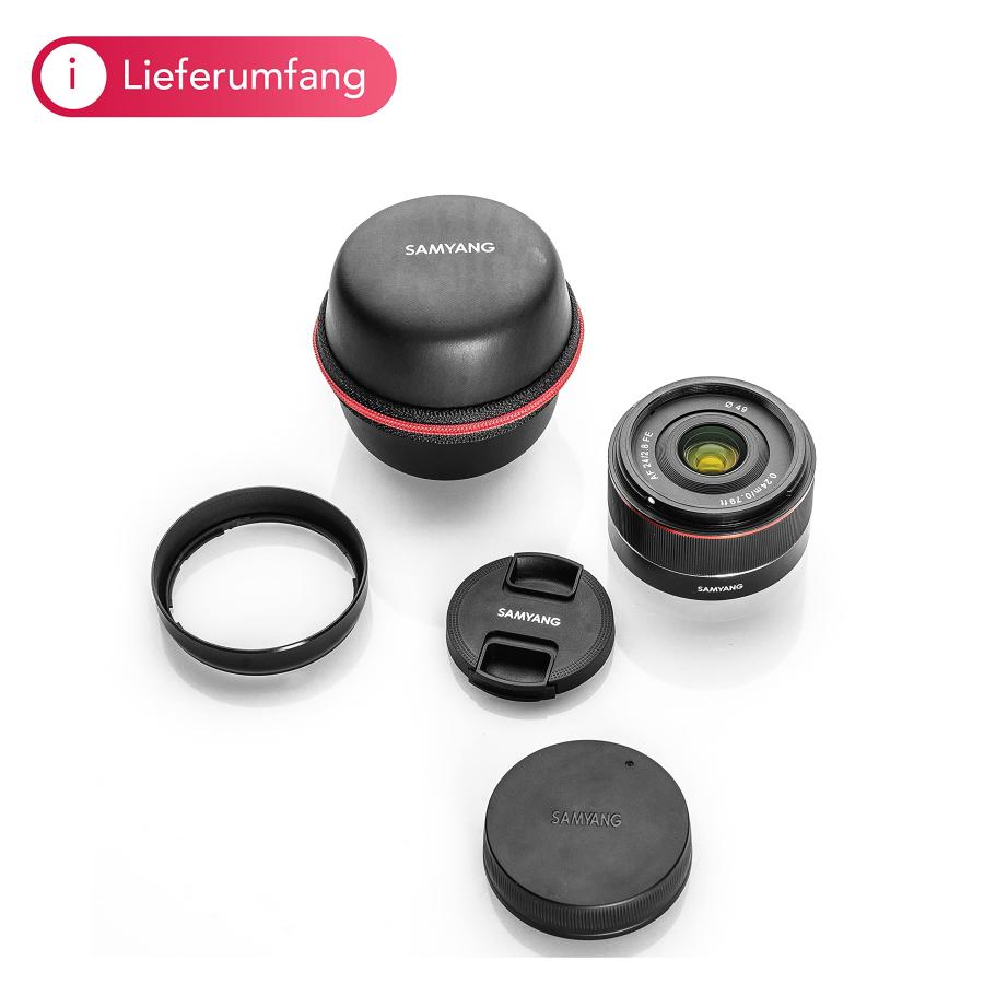 【新品 未使用 日本製】 SAMYANG 単焦点広角レンズ AF 24mm F2.8 FE ソニーαE用 フルサイズ対応 【ZY1367999635】(49588円)