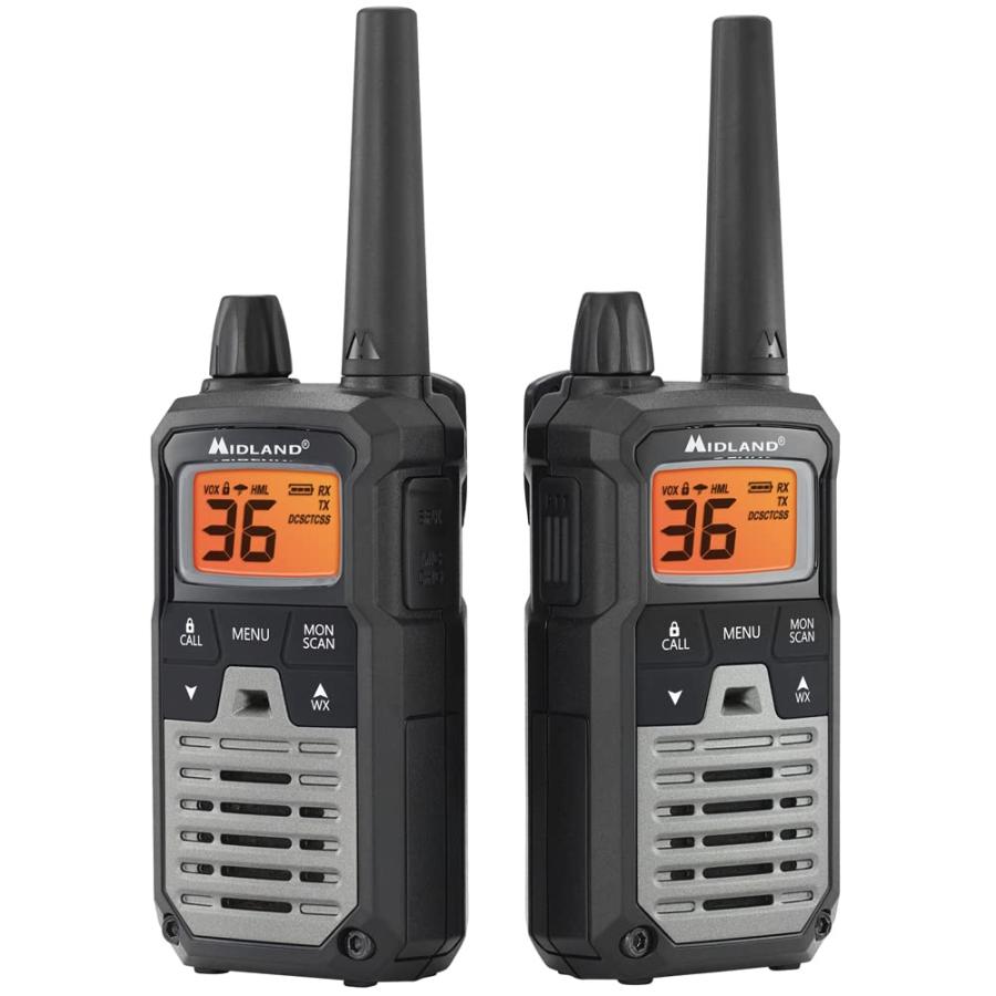 Midland　T290VP4　High　Powered　GMRS　Two　Way　Radios　Pack　Bundle　w　＆　Chargers　Headsets