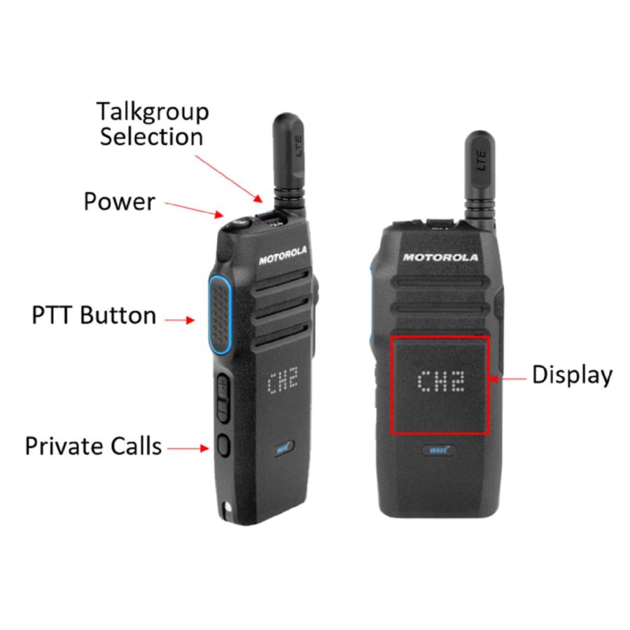 TLK100　Using　4G　Required　Two　Nationwide　Coverage　with　by　LTE　WiFi　Monthly　Fee　Motorola　Way　Radio　Service　Solutions