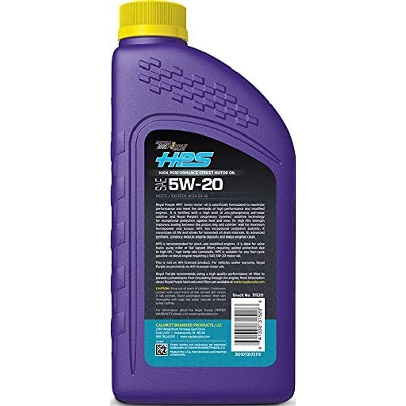 正規輸入品 ロイヤルパープルHPS 5W-20 ROYAL PURPLE SYNTHETIC OIL HPS WITH SYNERLEC 一|sunfree-saitama1|02