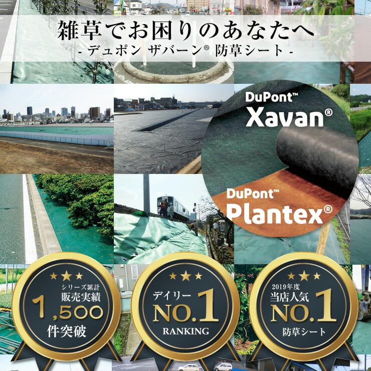 ザバーン防草シート 1m×30m ピン・ワッシャー付