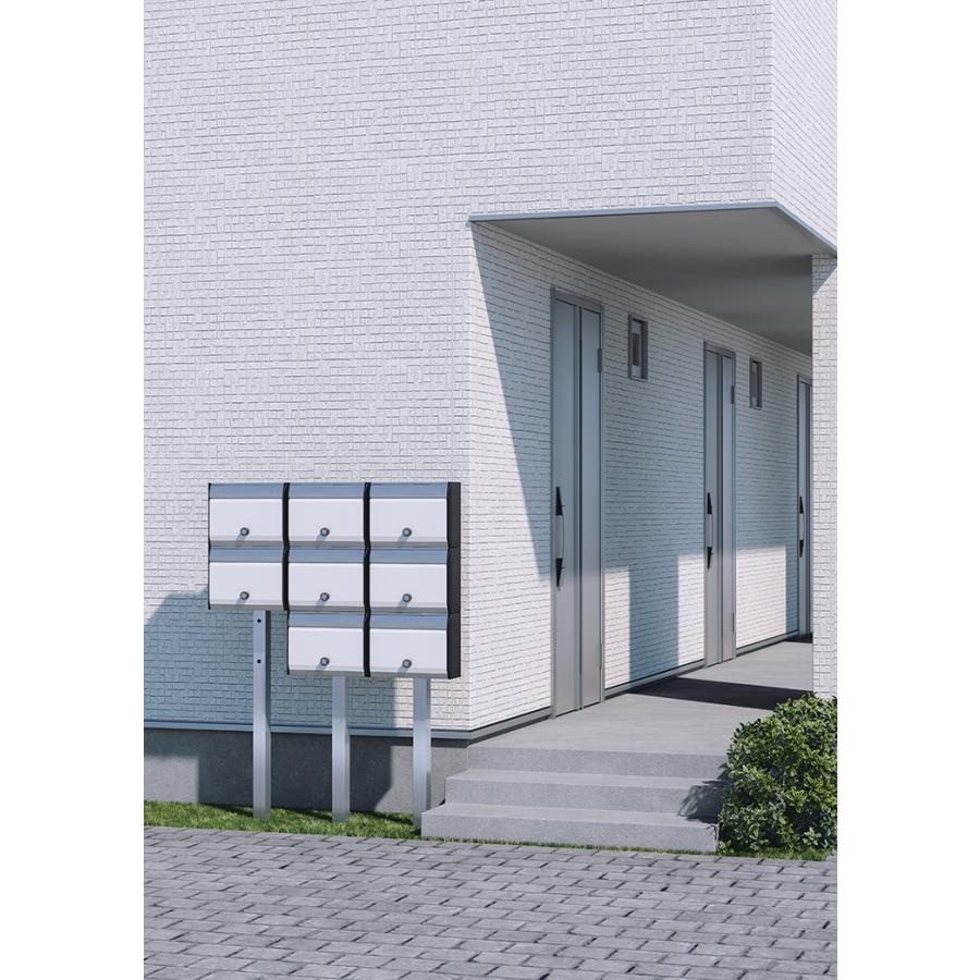 ポスト 郵便ポスト 郵便受け 集合住宅用ポスト KS-MB621S-R 静音 ポスト 郵便ポスト 郵便受け 集合住宅用ポスト KS-MB621S-R 静音