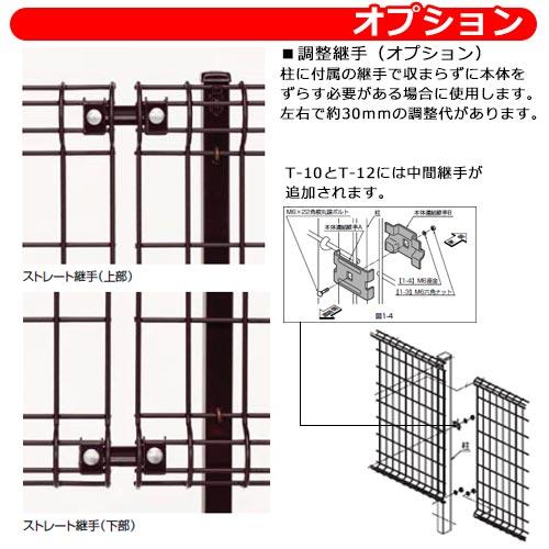 スチールフェンス ハイグリッドフェンスN8型 H800サイズ 呼称：T-8 エンドキャップのみ 18コ入り LIXIL メッシュフェンス 送料別｜sungarden-exterior｜04