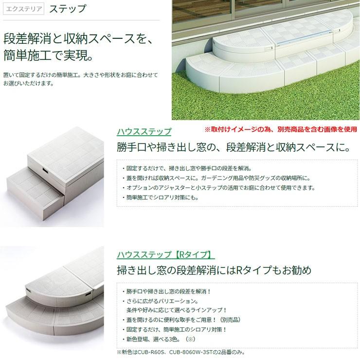 収納 ステップ ハウスステップ Rタイプ 収納庫なし CUB-R60 Joto 城東