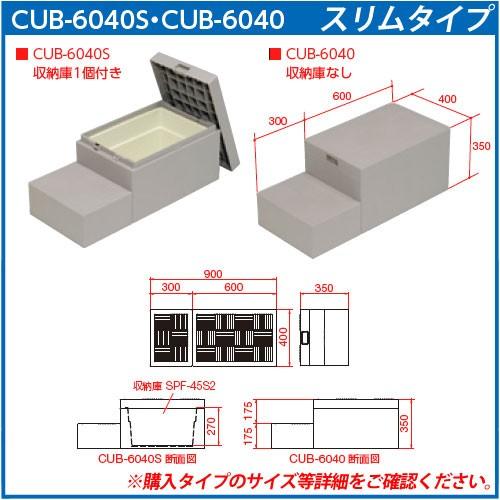 収納 ステップ ハウスステップ 収納庫1コ付き CUB-6040S Joto 城東