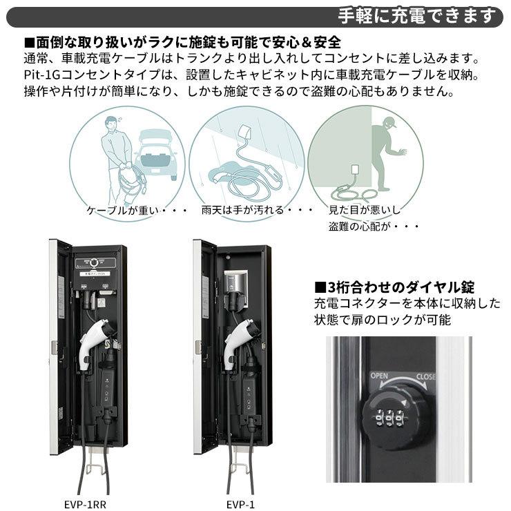 日東工業 EV充電器 Pit-1G EVP-1RR 定格電圧AC200V/100V切替 EV/PHV