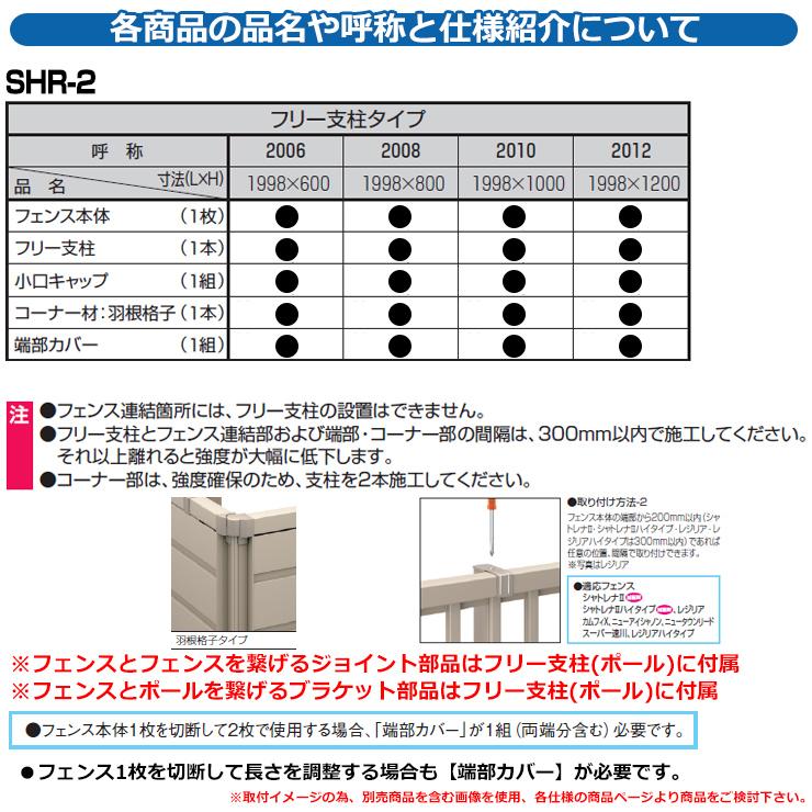 フェンス 目隠し 屋外 形材フェンス シャトレナII 2型 フリー支柱タイプ H800 呼称：2008 コーナー材：羽根格子(1本)のみ 三協アルミ 部材別売｜sungarden-exterior｜03