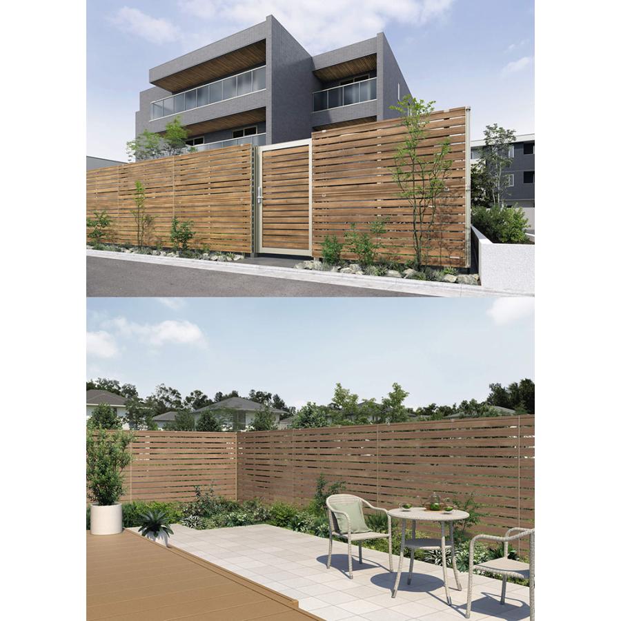 フェンス 目隠し 屋外 形材フェンス シャトレナII ハイタイプ 2