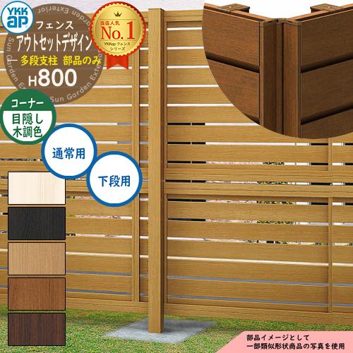 美品】フェンス本体YKKAPエクスラインフェンス5型H800