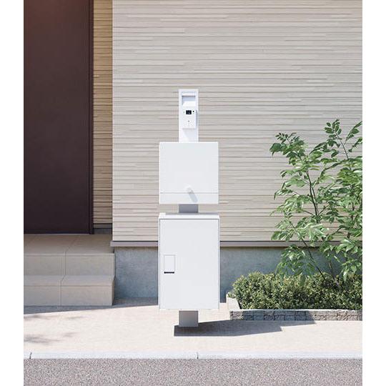 無料☆特典付】 門柱ユニット Nasta Box LIGHT 宅配ボックス:M 無料☆特典付】 門柱ユニット Nasta Box LIGHT 宅配ボックス:M