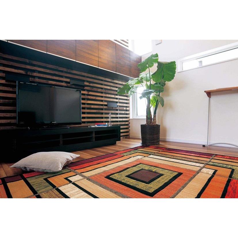 hi89 超大判 250×139 トルコヴィンテージラグ テラコッタレッド hi89様