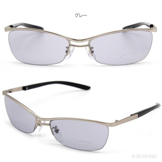 キャッツアイ ブローサングラス A メタルフレーム メンズ UVカット