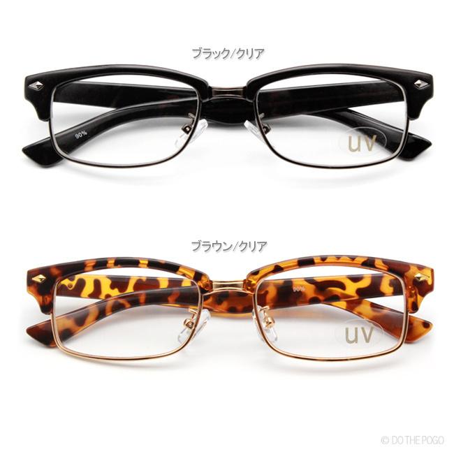 ルードスタイル ブローサングラス クリアレンズ メンズ ルード アメカジ バイカーシェード ブロウ サーモントフレーム Uv 伊達メガネ Browclear Rudo Do The Pogo ヤフーショッピング店 通販 Yahoo ショッピング
