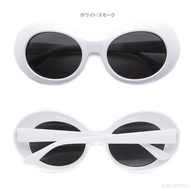 グランジオーバルサングラス UVカット Kurt Cobain NIRVANA アメカジ