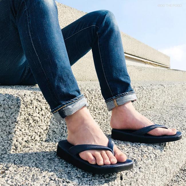 サンダル メンズサンダル ビーチサンダル 雪駄サンダル 雪駄 信貴6030 万年履 和風 日本製 セッタ ビーサン ネイビー 紳士 海 夏 浴衣 Settasandals4 Do The Pogo 通販 Yahoo ショッピング