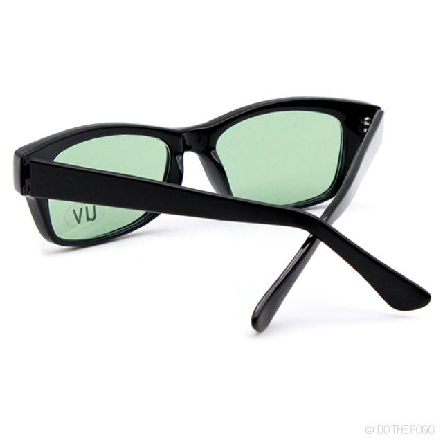 カラーレンズ スクエアサングラス バイカーシェード UVカット メンズ