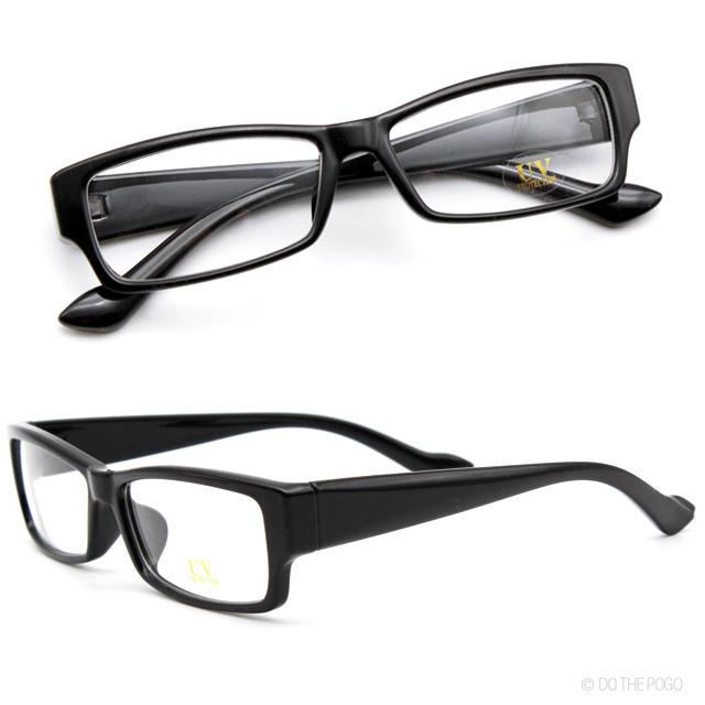 伊達メガネ クリアレンズ スクエアサングラス B メンズ レディース カジュアル メンズファッション 四角 四角い眼鏡 Uv Squaresunglasses Clear2 Do The Pogo 通販 Yahoo ショッピング