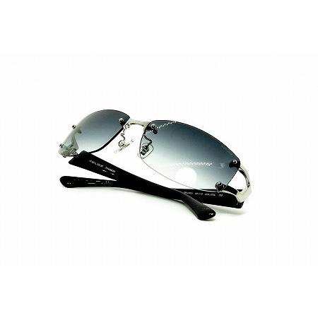 ★POLICE サングラス★SPLC60J★COL.579L ★極美品★正規品★ POLICE（ポリス） ポリスサングラス SPLC60J-579L DRIVER チタン