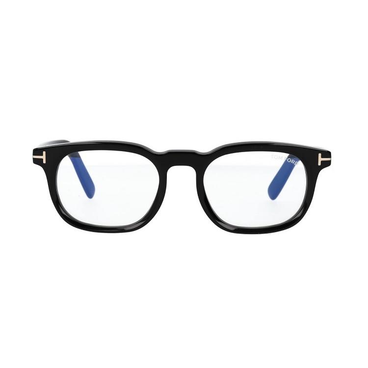 伊達レンズ・度付きレンズ(ニコンSV155)無料キャンペーン中！TOM FORD トムフォード FT5930DB 001 52サイズ シャイニーブラック/ゴールド フレーム | TOM FORD | 01