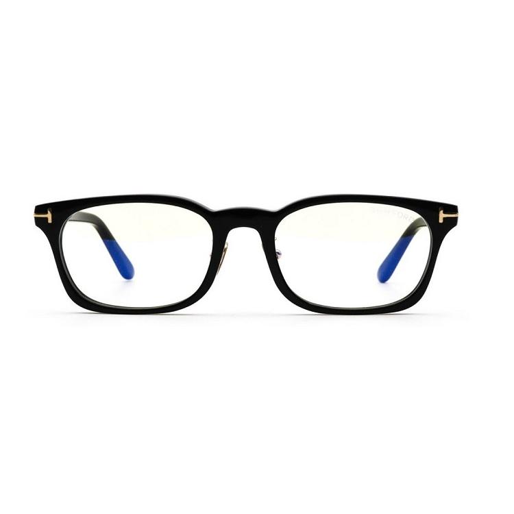 TOM FORD スクエアサングラス 交換用レンズ付き TOM FORD（トムフォード） 伊達レンズ・度付きレンズ(ニコンSV155)無料