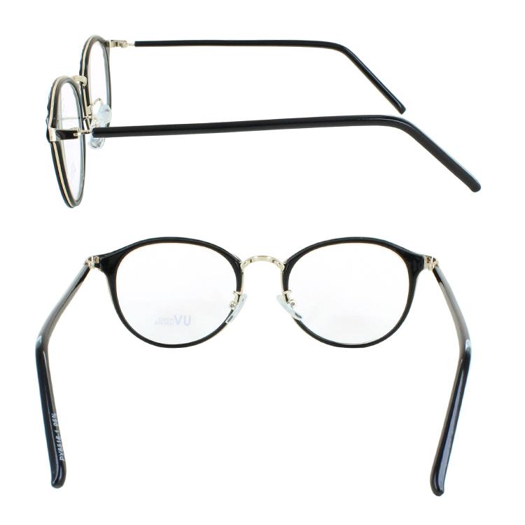 伊達メガネ UVカット メガネ 度なし クリアレンズ ボストン メンズ