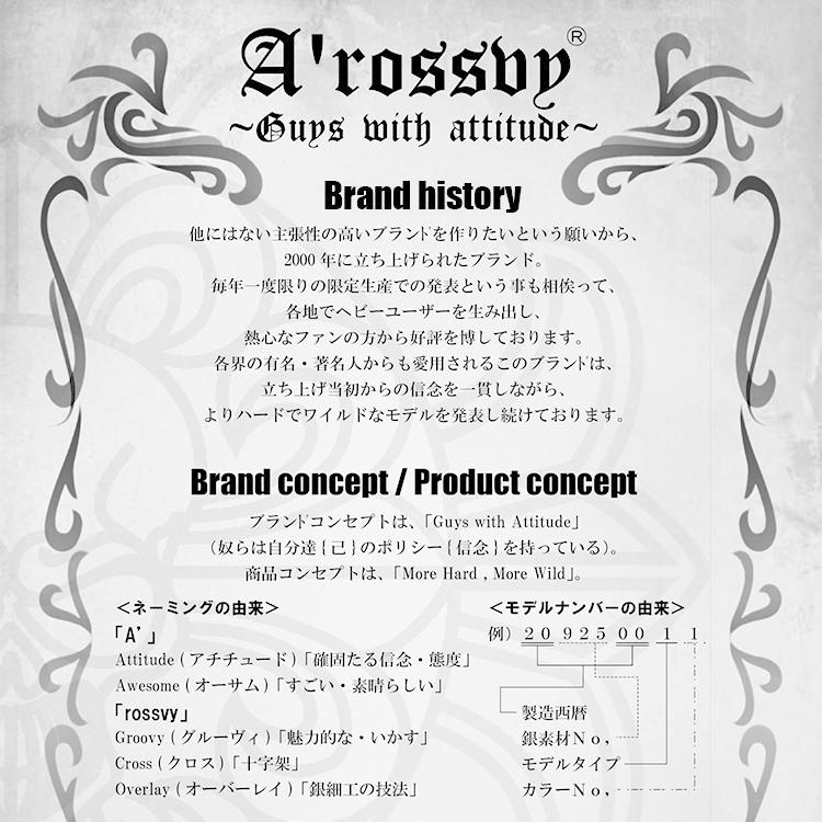 サングラス メンズ A'rossvy ロズヴィー 日本製 209251706 シルバー925