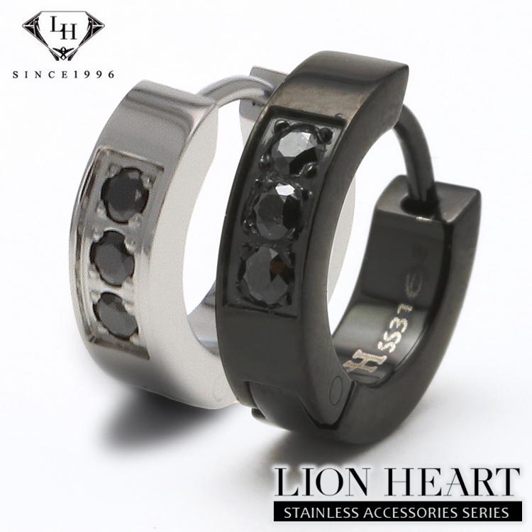 LION HEART（ライオンハート） ピアス メンズ 片耳 フープピアス 正規