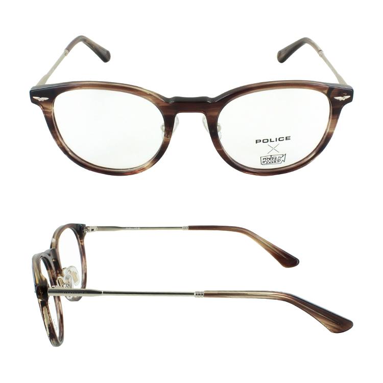 POLICE（ポリス） メンズ メガネ フレーム 眼鏡 度付き 度なし 非球面