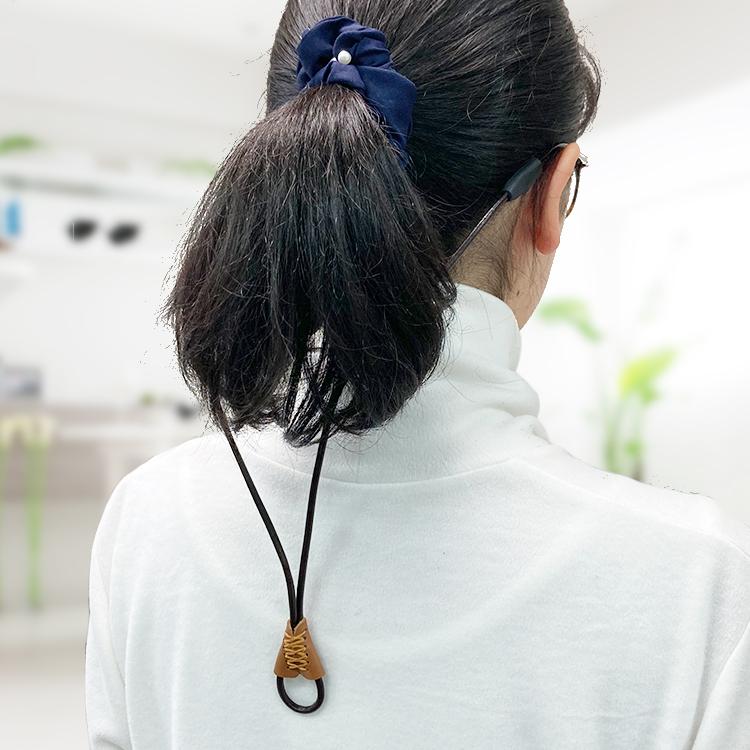 メガネストラップ 眼鏡ストラップ レザー 本革 ズレ落ち防止 シリコン おしゃれ グラスコード 眼鏡 牛革 めがね ずり落ち防止 サングラス