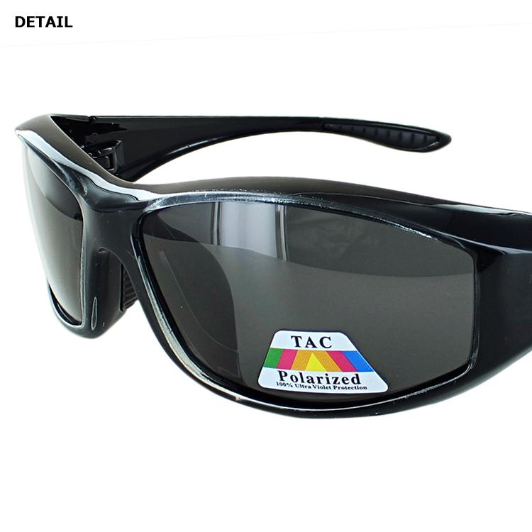 偏光サングラス 花粉メガネ 保護めがね フード付 レディース メンズ UV