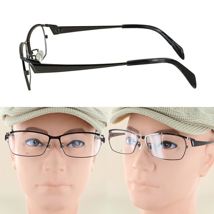老眼鏡 遠近両用 メンズ 大きいサイズ 60サイズ ビッグサイズ おしゃれ