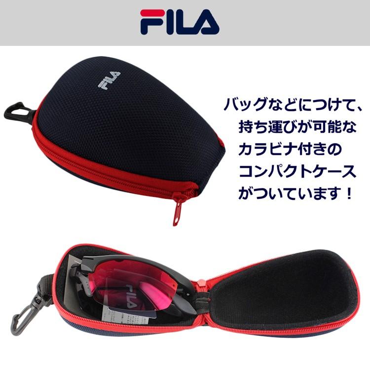 FILA スポーツサングラス 折りたたみ メンズ レディース UVカット SF7701J  ケース付き 送料無料※沖縄以外｜sungler｜04