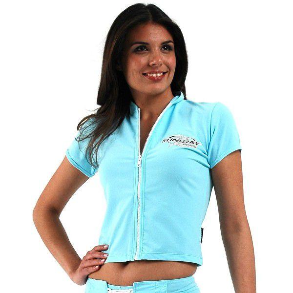 UVカット 水着（女性用） - レディース スイムジャケット 半袖 ※ＵＶカット(紫外線カット)最高値UPF50+