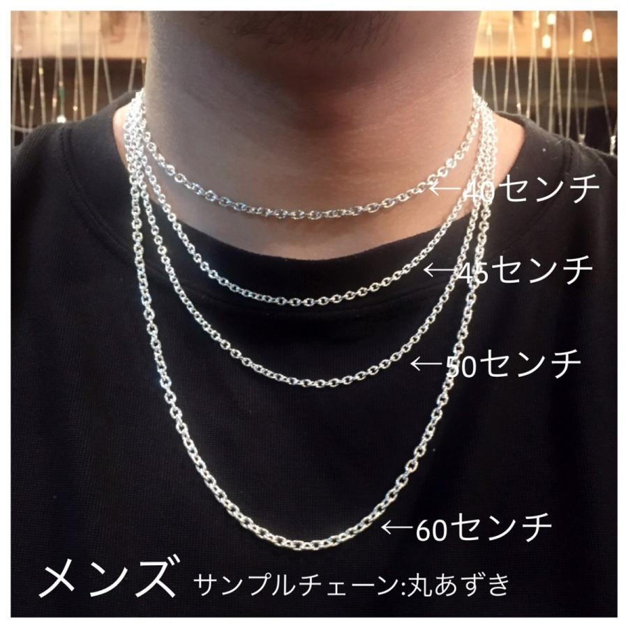 シルバー９２５ 丸あずきチェーン 太 50cm シルバーチェーン シルバー