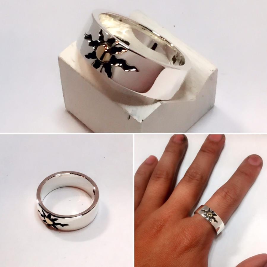 シルバーアクセサリー サンマーク 平打ち 8mm×2mm : SUNGOD - 通販 