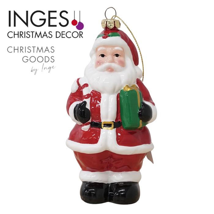 クリスマスツリー オーナメント 飾り INGE-GLAS GOODS サンタクロース