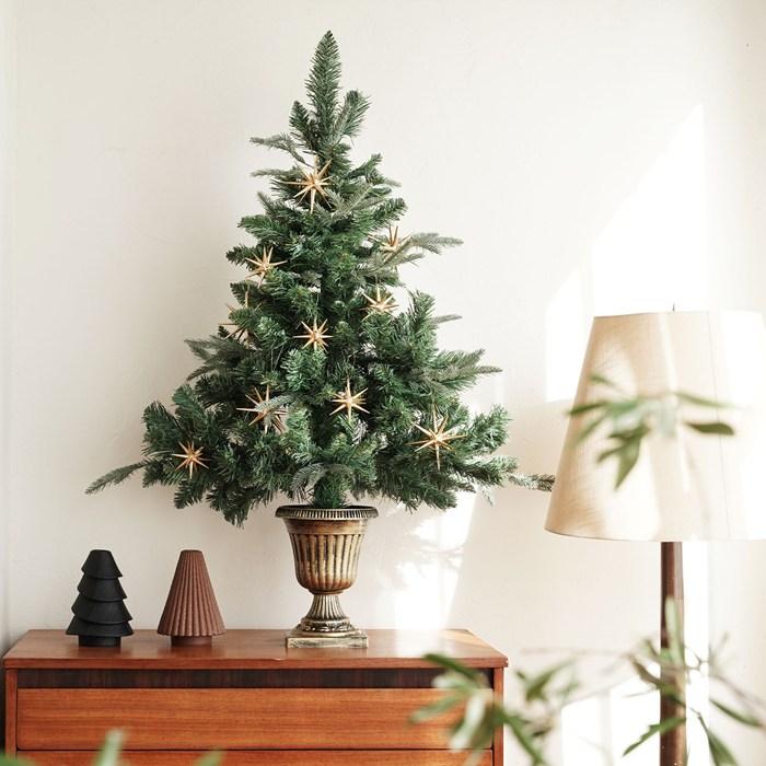 クリスマスツリー 卓上 90cm ポットツリー ミニツリー ラペールの星 ナチュラル 星型オーナメント 北欧風 おしゃれ インテリア 飾り |  | 07