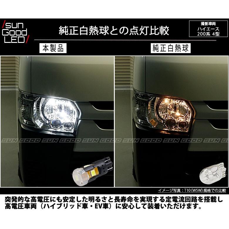 ハイエース 0系 4型 ポジションランプ 車幅灯 T10 Led バルブ ホワイト 実測値0lm 6300k フィリップス 180日保証 2個入 A A 4 505 サングッド 通販 Yahoo ショッピング